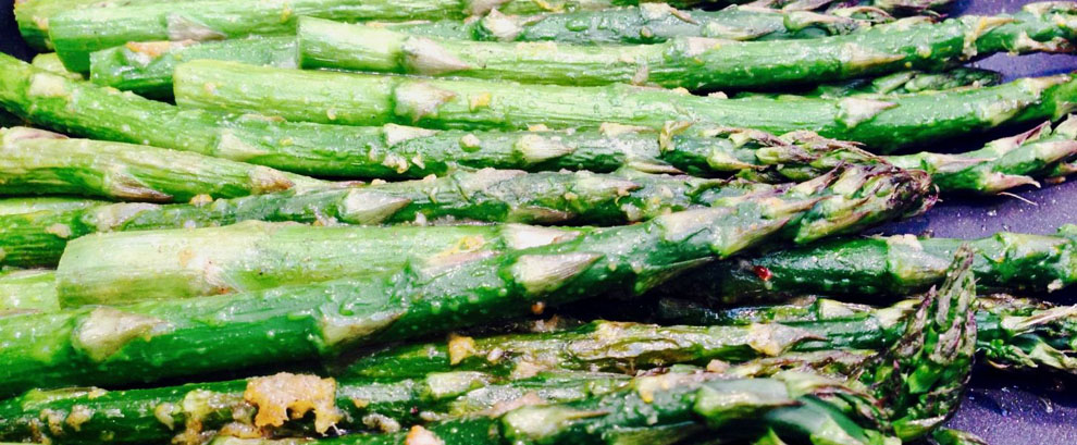 Baked Lemon Ginger Asparagus